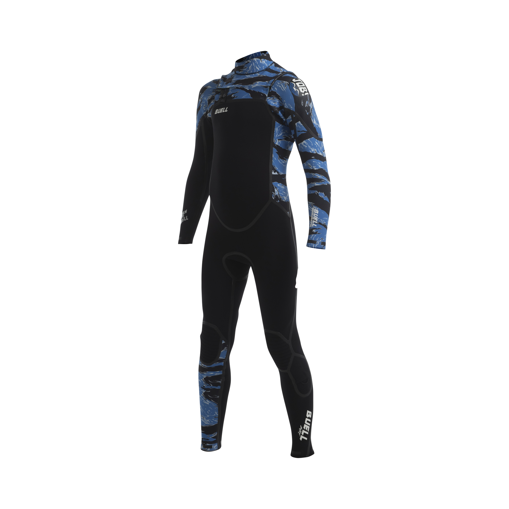 Traje de Surf Niño Buell RB1 Tiger Azul 4/3mm