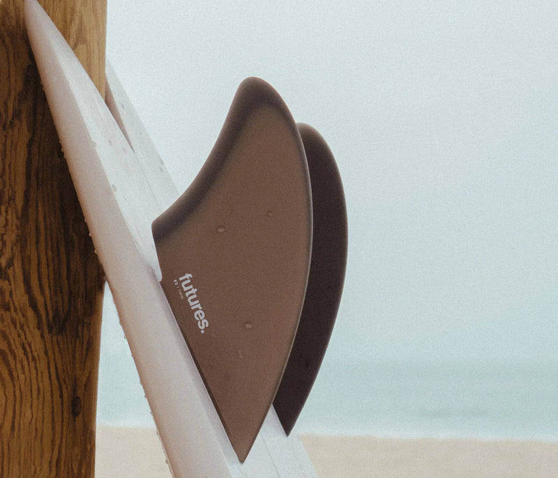 Quillas Twin K2 Keel Café/Gris Futures Fins