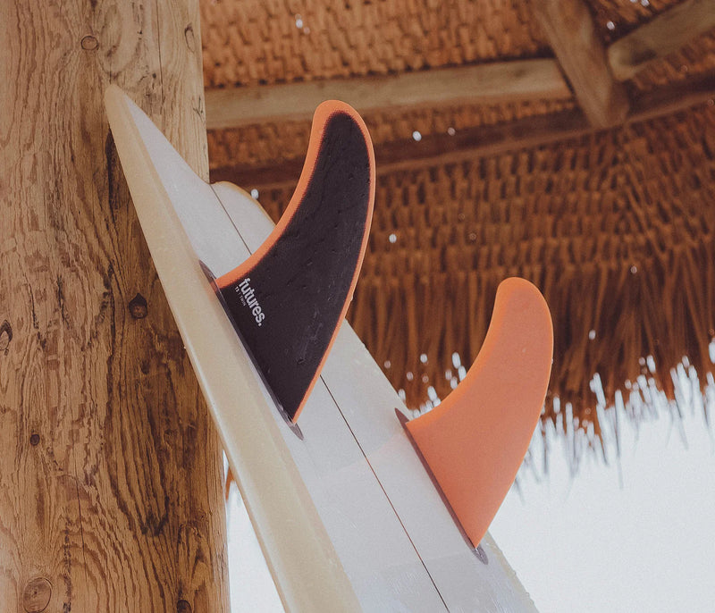 Quillas Twin T2 Fiberglass Futures Fins