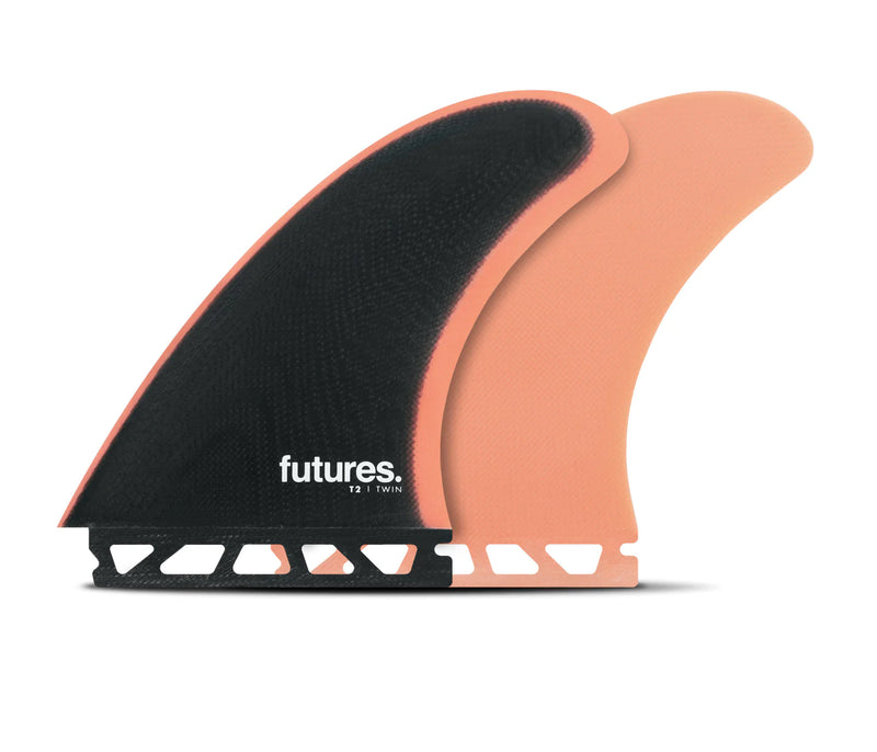 Quillas Twin T2 Fiberglass Futures Fins