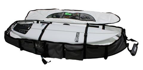Funda De Viaje Con Ruedas Wheeled Coffin-Deep 4-7 Shortboard 7'6" Prolite