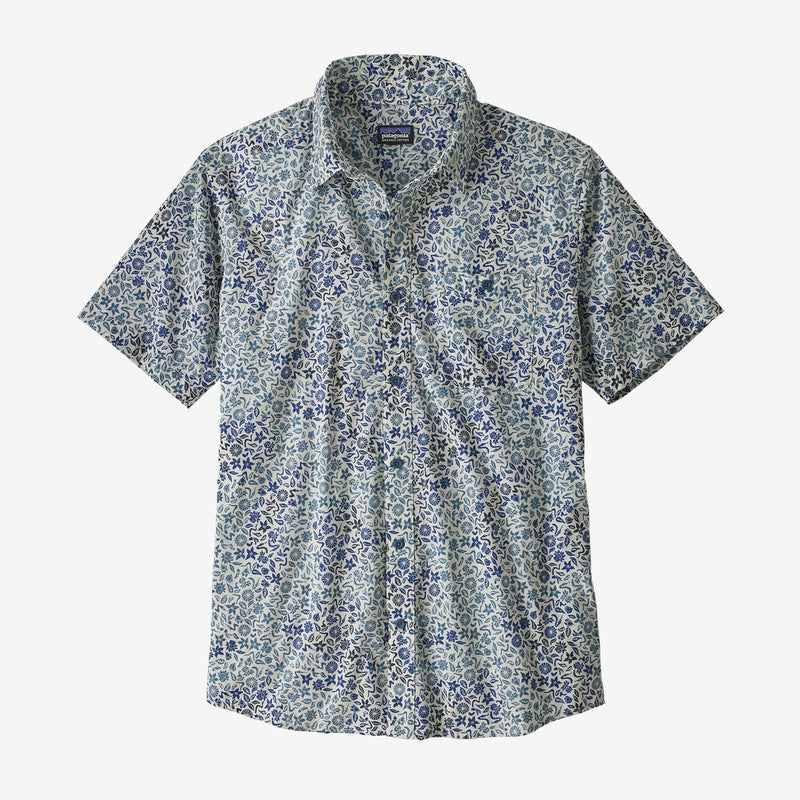 Camisa Go To Shirt Azul Paloma Patagonia - El Ruco Surf Shop
