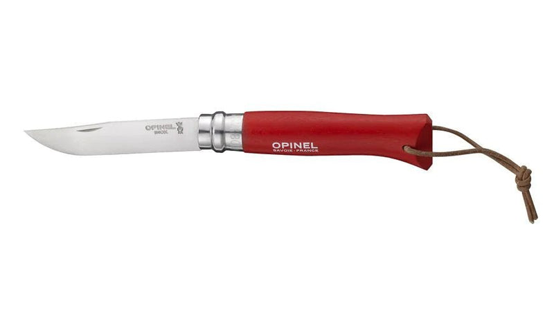 Cuchillo Trekking Opinel Nº 8 + Funda de Cuero - El Ruco Surf Shop