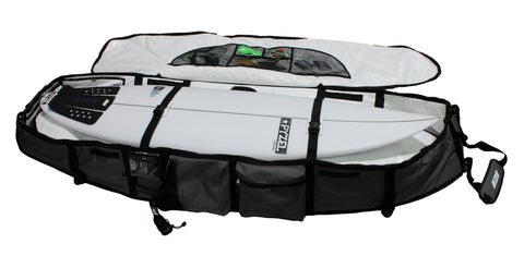 Funda De Viaje 8´0" Con Ruedas Wheeled Coffin 3-4 Tablas Shortboard Prolite - El Ruco Surf Shop