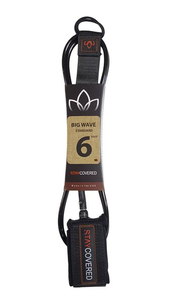 Leash Big Wave 310 Cord 6 Pies Staycovered - El Ruco Surf Shop