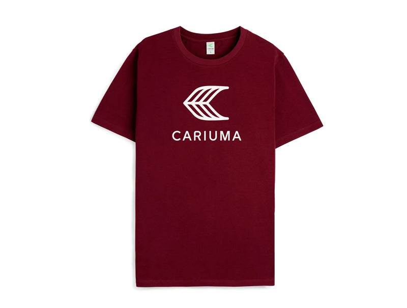 Polera Hombre Cariuma Logo Grande Burdeo