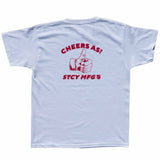 Polera Cheers As Tee Niño Stcy Blanco Sale - El Ruco Surf Shop