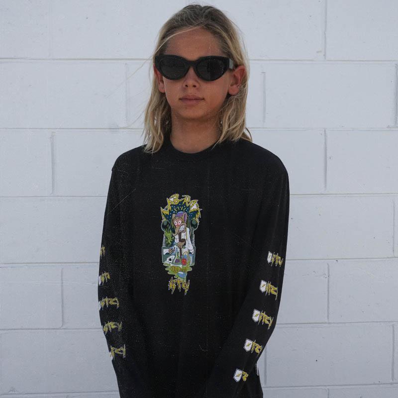 Polera Lab Rat Niño Stcy Negro Sale - El Ruco Surf Shop