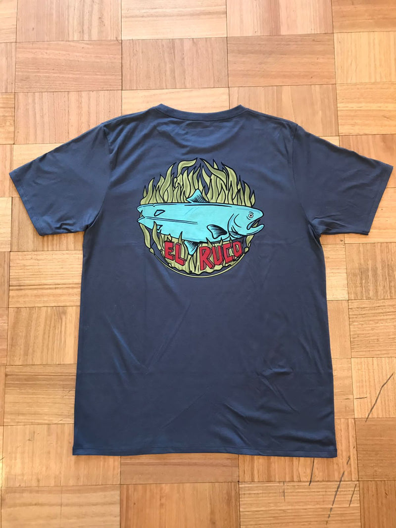 Polera MC Pez Gris El Ruco - El Ruco Surf Shop