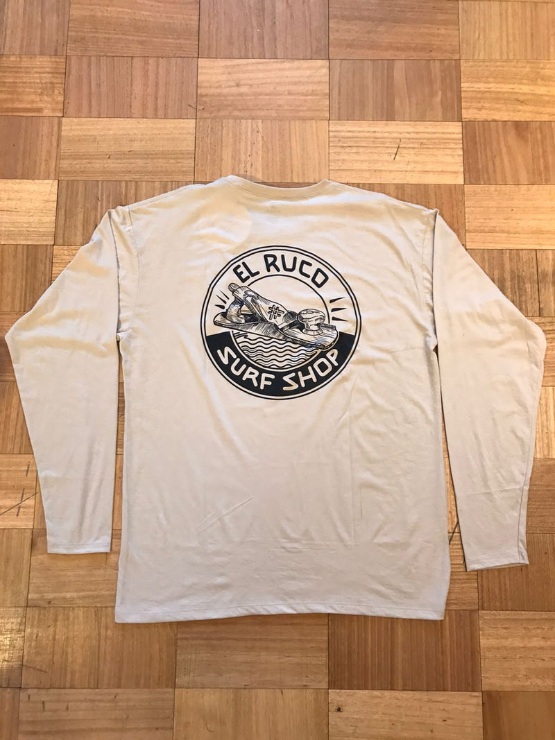 Polera MC Shaper Beige El Ruco - El Ruco Surf Shop