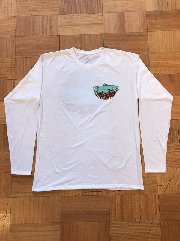 Polera ML Pez Blanco El Ruco - El Ruco Surf Shop