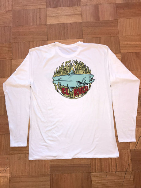 Polera ML Pez Blanco El Ruco - El Ruco Surf Shop
