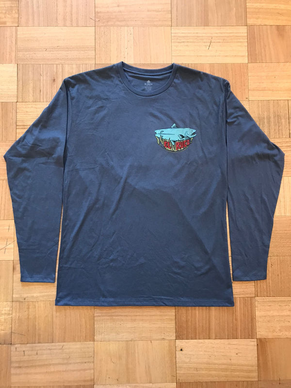 Polera ML Pez Gris El Ruco - El Ruco Surf Shop