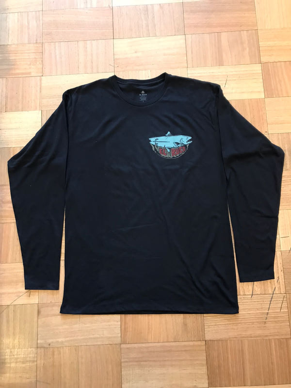 Polera ML Pez Negro El Ruco - El Ruco Surf Shop