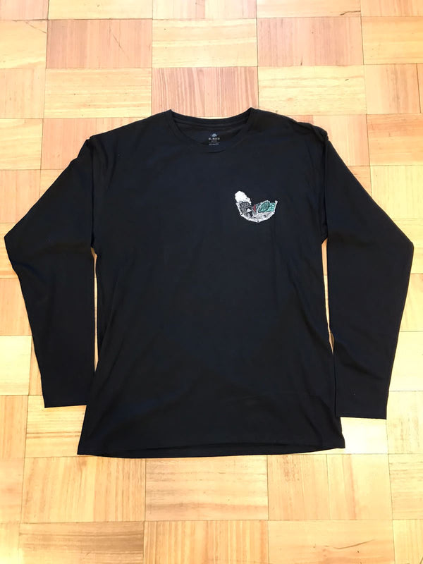 Polera ML Playa Negro El Ruco - El Ruco Surf Shop