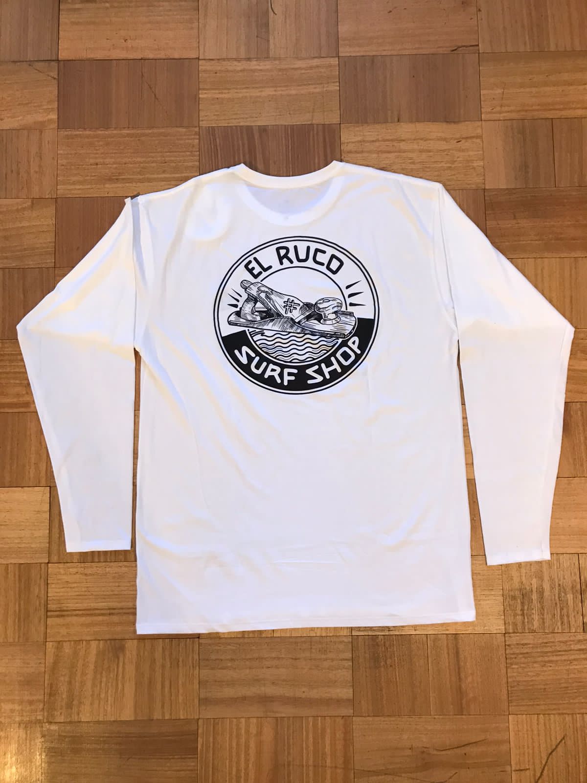 Polera ML Shaper Blanco El Ruco - El Ruco Surf Shop