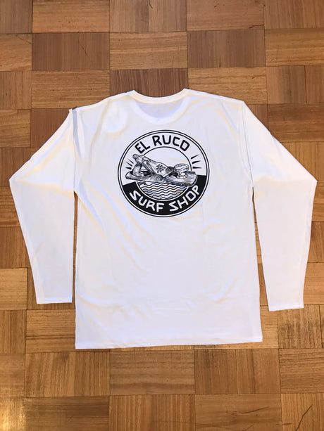 Polera ML Shaper Blanco El Ruco - El Ruco Surf Shop