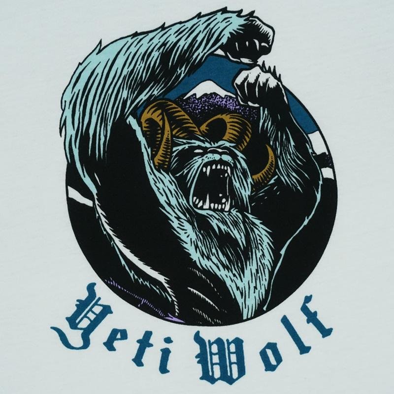 Polera Yeti Wolf Niño Stcy Blanco Sale - El Ruco Surf Shop