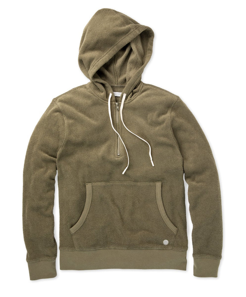 Poleron Hightide Half Zip Hoodie Mangrove Outerknown - El Ruco Surf Shop