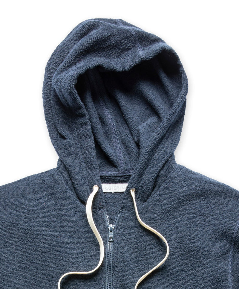 Poleron Hightide Half Zip Hoodie Night Outerknown - El Ruco Surf Shop