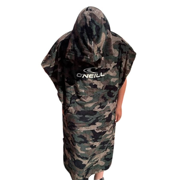 Poncho Toalla Niño Oneill Verde Camo - El Ruco Surf Shop