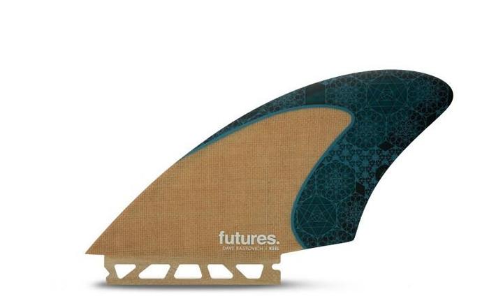 Quillas VF Rasta HC Keel - Jute/Teal Futures Fins - El Ruco Surf Shop