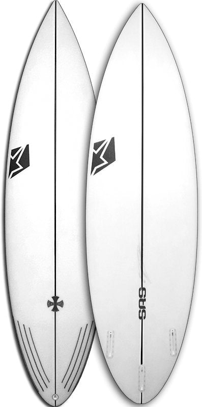 Tabla De Surf Black Cross Step Up SRS - El Ruco Surf Shop