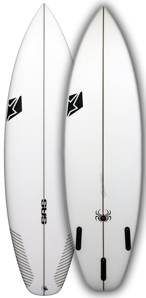 Tabla De Surf Black Widow SRS - El Ruco Surf Shop