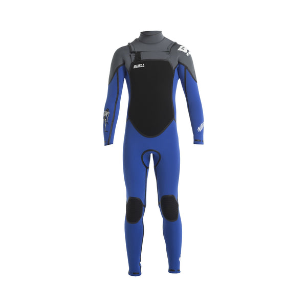 Traje de Surf Niño Buell RB1 Accelerator Azul 4/3mm